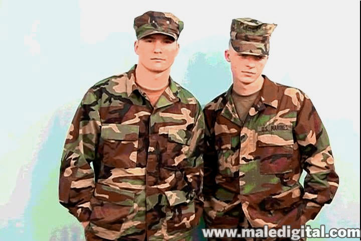 Celebrating American Military Cock #01